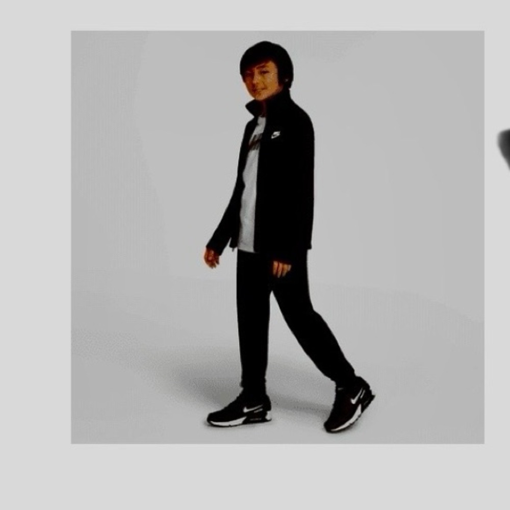 Nike Black and White Kids' Tracksuit